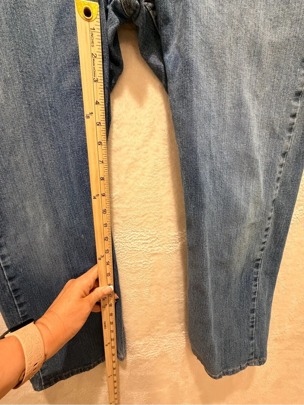 Levi’s 505 Regular Fit Straight Leg Jeans Medium Wash W40 L30 Men